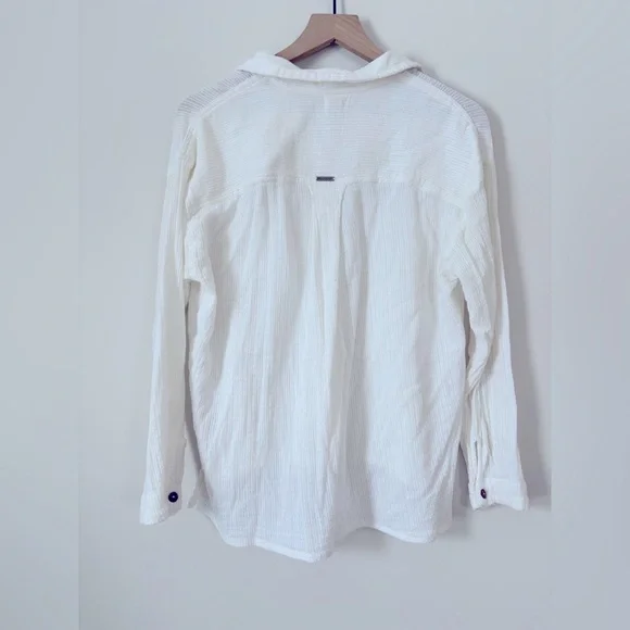 Billabong “In The Tide” White Beach Shirt - Picture 8 of 14